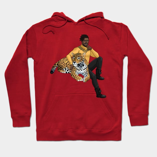 Golden Jaguar Hoodie by pencilhead7